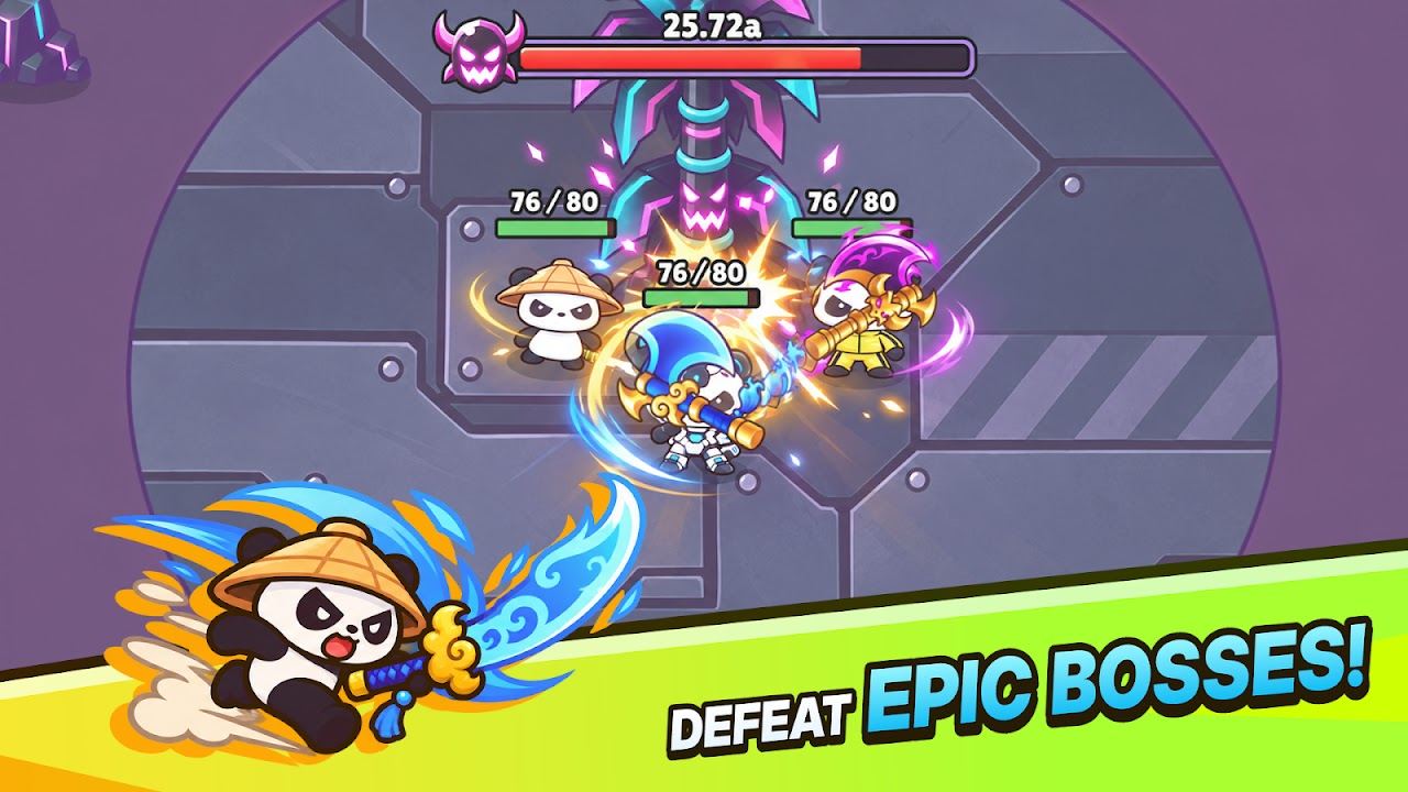 Defeat epic bosses